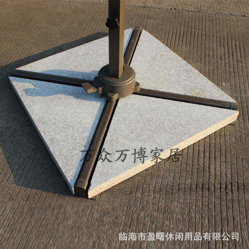 新款40公斤南京市宁波市杭州市户外长方形大理石底太遮阳伞座