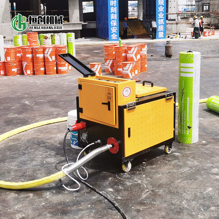 热机机橡胶小型溶胶防水固化非加热棒喷涂机沥青加楼顶脱桶喷涂器