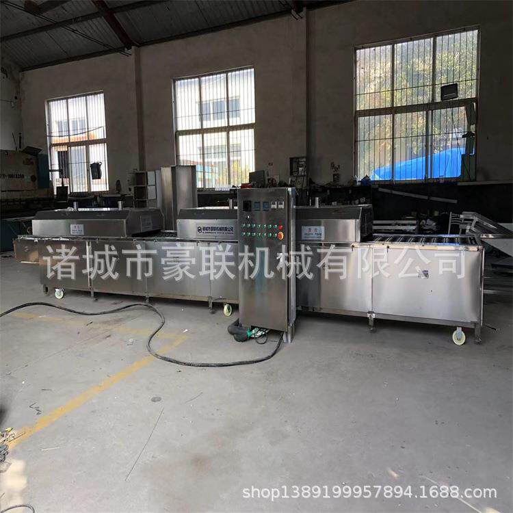 煎蛋机全自动煎蛋流水线煎太阳蛋合成蛋可配套自动喷油喷蛋液
