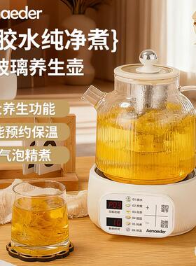 Aenaeder艾纳迪养生壶全玻璃家用多功能炖煮壶0涂层全自动快煮壶