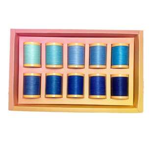 艺高0.5mm精细扁蜡线同色系套盒手工DIY编织线中卷一套编手绳