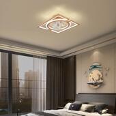 极简新中式 风扇灯卧室吸顶灯餐厅灯现代简约民宿酒店客房LED灯具