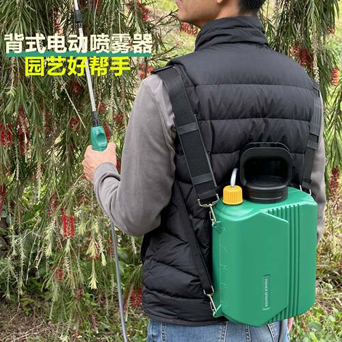 负式小型雾电动喷器药浇花喷背水壶打消毒浇IVZ水便携式6L园艺喷