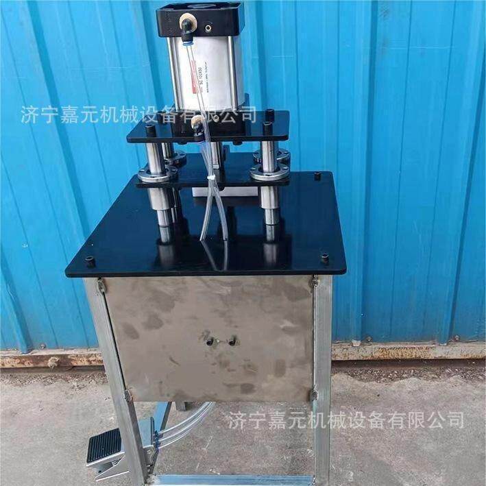 厂家直销气动铝型材锁扣机铝型材镜框接扣机铝型材相框连接设备