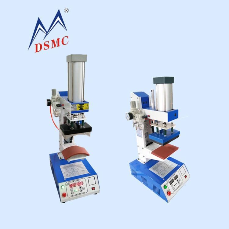 厂家直供小型气动烫唛机烫标机商标热压机大山铭机械气动烫标设备