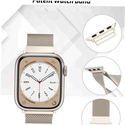 Milanese strap For apple Watch bands 44mm 40mm 45mm 49mm 41m