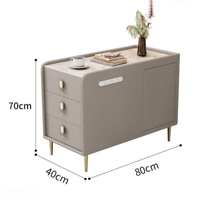轻奢沙发边侧柜木边柜多2功能可以移动2实05款烧水超窄93886茶水