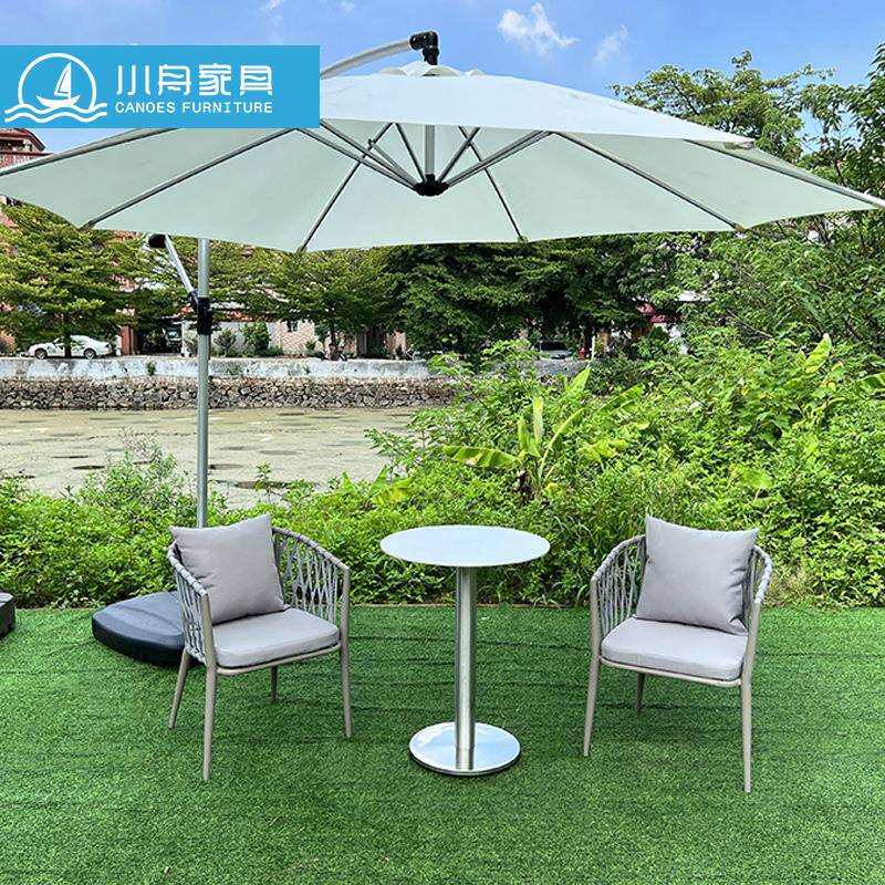 户外藤椅休闲餐桌椅室内客厅阳台茶桌椅子组合家具庭院防水防晒洽