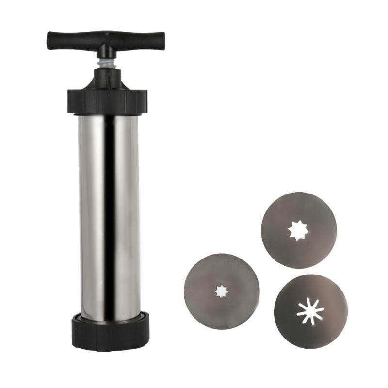 不锈钢手推机香肠灌肠器做油田工具手拧不锈钢腊肠器 手工油条器