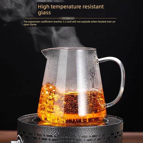 【官方正品】特厚耐热玻璃公道杯茶漏套装大号分茶加厚耐高温茶海