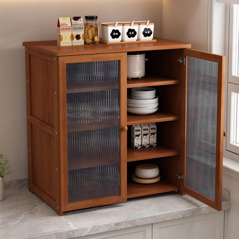 碗盘柜家用厨房台面透气纱窗餐柜农村放剩菜剩饭整体橱柜多层置物