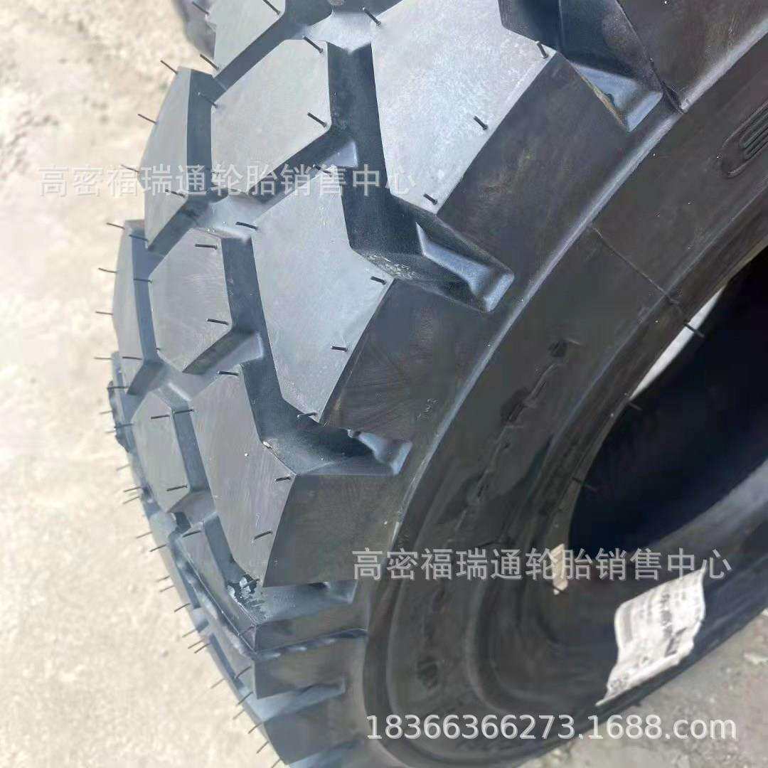 双钱6.50R10全钢丝充气叉车工业轮胎 650R10可配内胎垫带使用