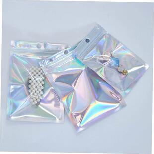 8 sizes 100Pcs/PAck PlAstic BAg Aluminum Foil HologrAm Food