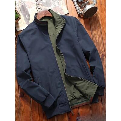 R 41599 Men's Reversible Collar Jacket 运动夹克