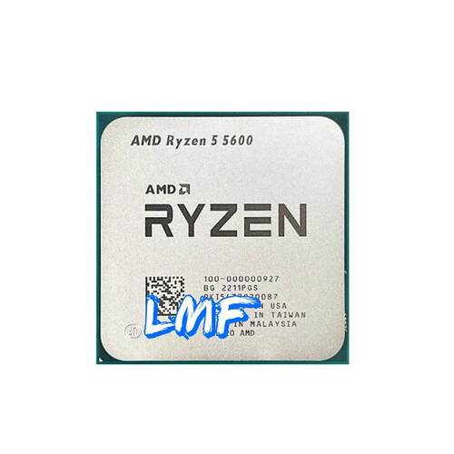 AMD R5 5600散片AM4六核十二线程台式机电脑CPU散片适用b650x670e