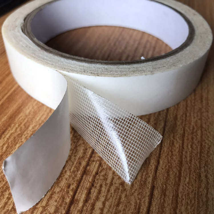 地毯专用 双面胶带 布基胶带 粘地毯 地垫 网格胶带工程胶带