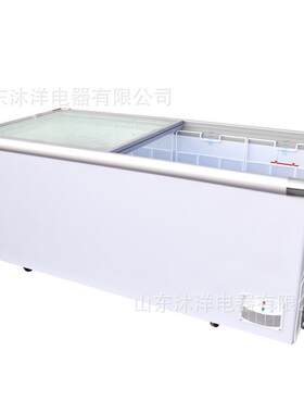 新款直销岛柜冷藏冷冻丸子超市商用熟食玻璃展示柜冷柜冷藏卧式冷
