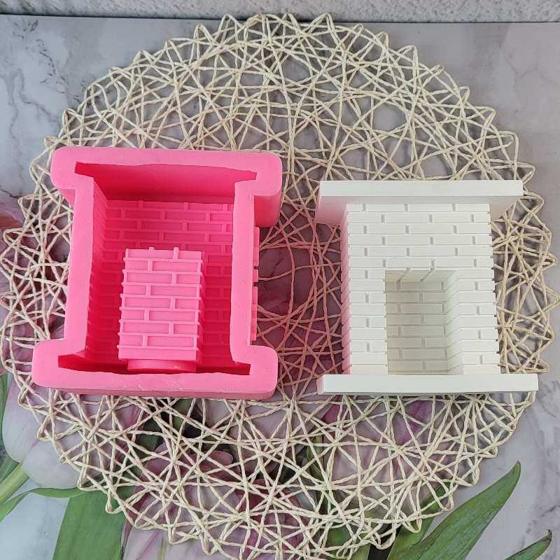 欧式壁炉烛台硅胶模具DIY水泥石膏氛围装饰烛台硅胶模具W0134,厨房/烹饪用具,烘焙模具,淘宝优惠券,粉丝福利购,淘宝优惠卷