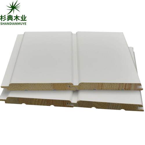 白色护墙板实木墙裙欧式烤漆客厅装饰背景墙免漆桑拿板悬吊式天花