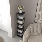 创意儿童转角书架多层落地置物架客厅家用角落铁艺收纳架立架极简