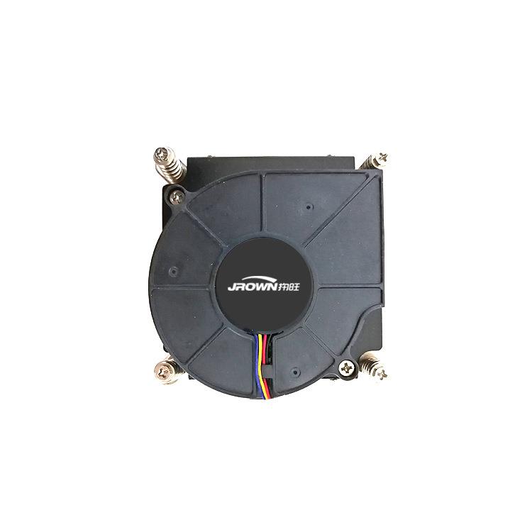 铲齿散热片JWD0505 L81xW81xH26mm 孔距75x75 应用于嵌入式主板