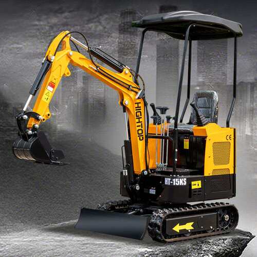 海拓HT15KS小型工程挖掘机 多功能小挖机出口法国 MINI EXCAVATOR