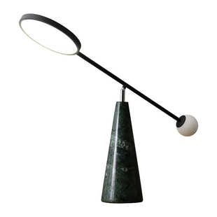 大理石台灯后现代客厅书房设计师装饰灯具可调节北欧卧室床头灯饰