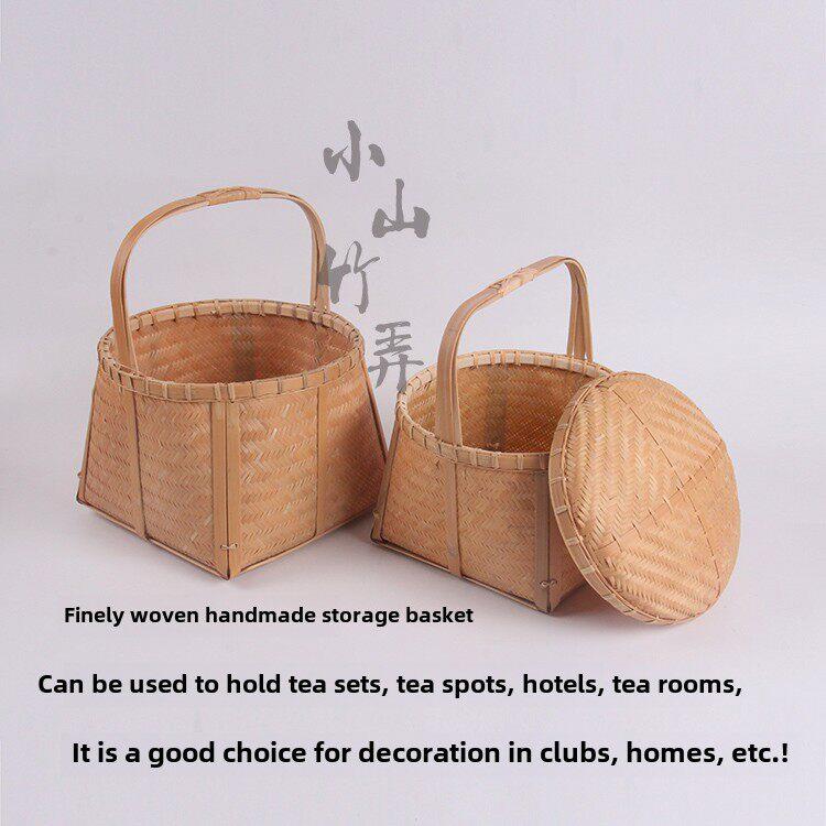 产品手工竹与篮,覆古cl-58竹篮购,竹篮,背包篮,茶道收采纳篮