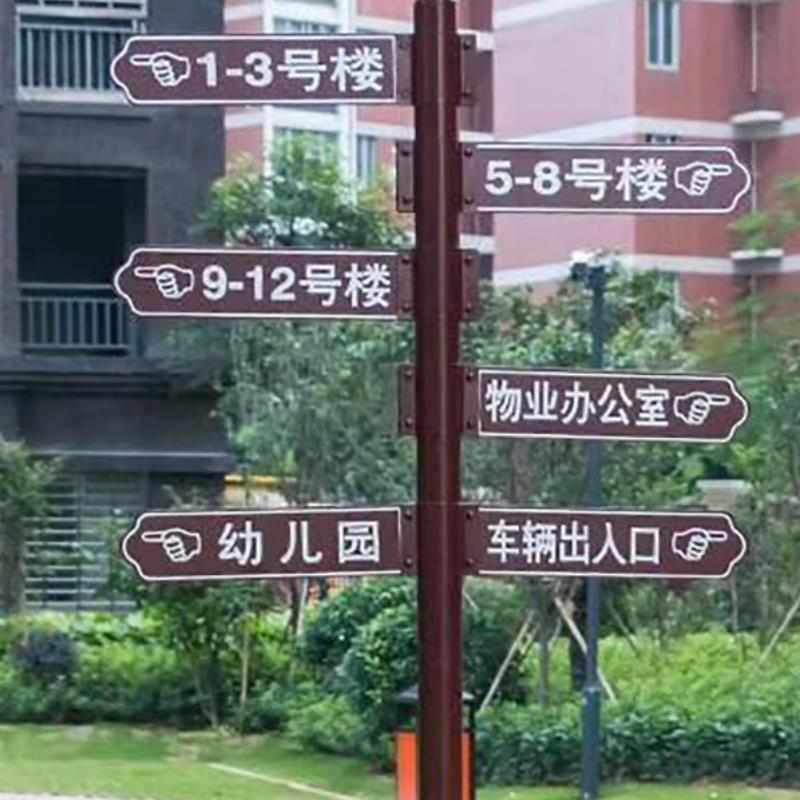 户外立式导向牌指示牌指引牌指路牌广告标识牌引路牌指向牌