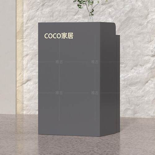 收银柜台店铺小型吧台桌简约现代服装店导购台美容理髲前台接待柜