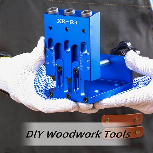 XK-R3木工斜孔器 斜孔打孔器 斜孔定位器 木工DIY打孔 斜孔夹具