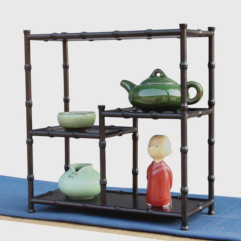 红木紫光檀桌面小博古架多宝阁实木中式茶壶茶具摆件置物架展示架,住宅家具,多宝格/博古架,淘宝优惠券,粉丝福利购,淘宝优惠卷