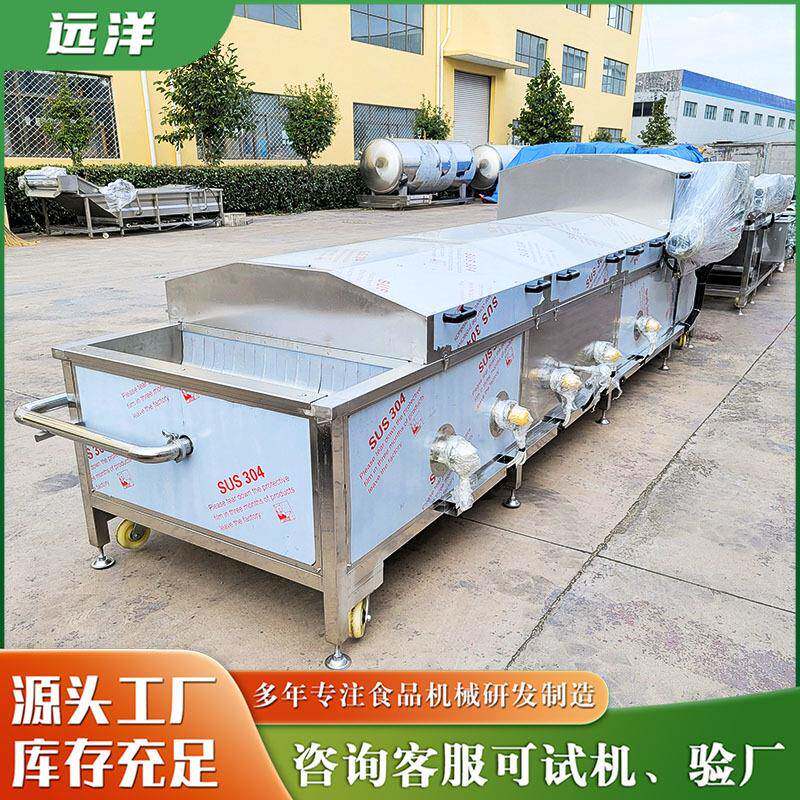 连续式酸豆角巴氏杀菌机 方竹笋加工设备 不锈钢笋干加工流水线