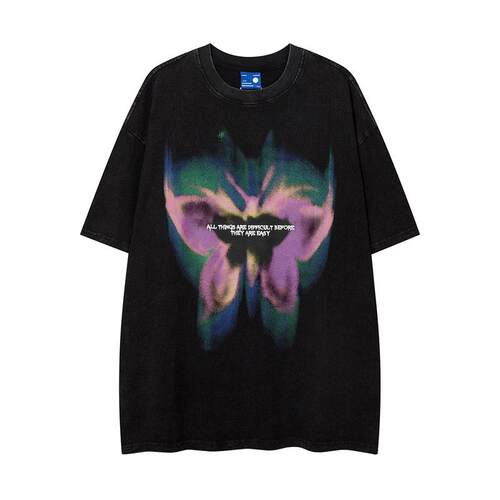 Double Shadow Printed Street Trendy Men's and Women's