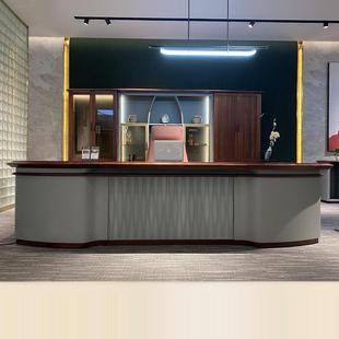 班新款 木办公桌GL商用老桌总裁桌板总经理办公桌乌金大台办公室桌