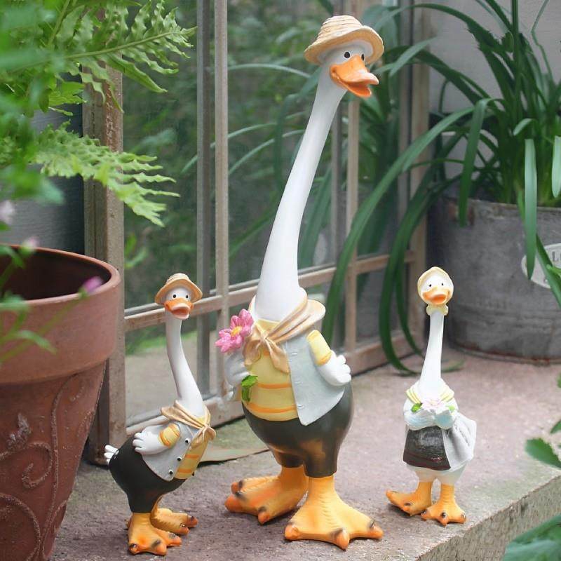 花园摆件动物鸭子户外庭院阳台客厅布置造景创意家居网红装饰品,家居饰品,户外/庭院摆件,淘宝优惠券,粉丝福利购,淘宝优惠卷