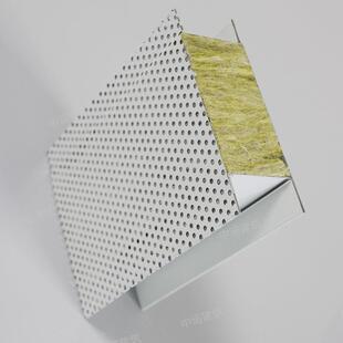 吸音隔热棉保温体板加572厚A级墙隔热保温岩棉夹芯吸音板源头厂岩