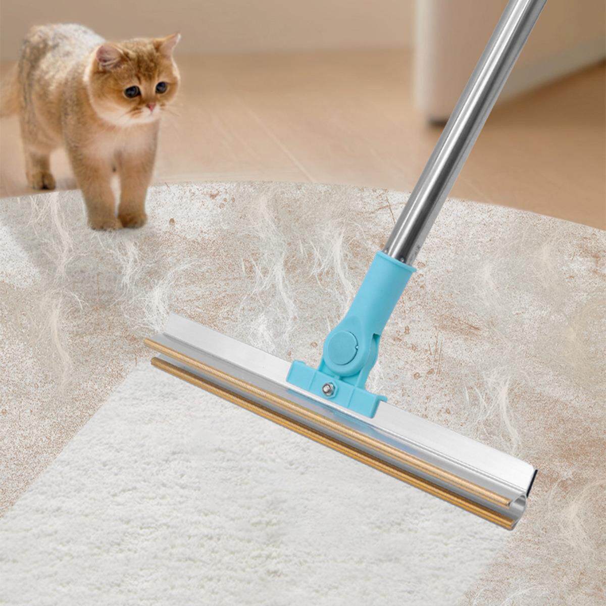 长柄宠物刮毛器除毛用品猫狗毛发清理器地毯刮刀大号不锈钢除毛器