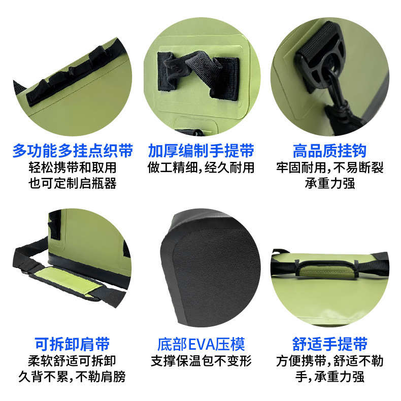 食品现货野餐保温箱户外袋多功能保温便携折叠保温载包车批发