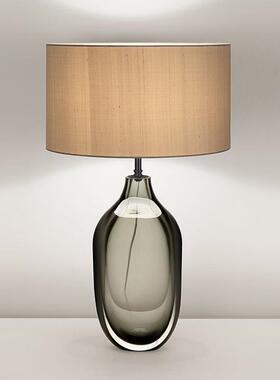 北欧后现代简约琉璃设计师售楼部大堂样板房个性主卧客厅创意台灯