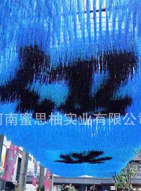 雨丝帘镭射天幕网红景区长廊景点布置户外商场游乐园活动吊顶装饰