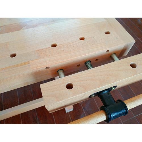 厂家定 制多 功能橡胶木实木工作台木工净化工作台家庭作坊工作台