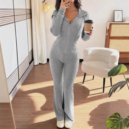 Pit strip set zipper top, pants, two