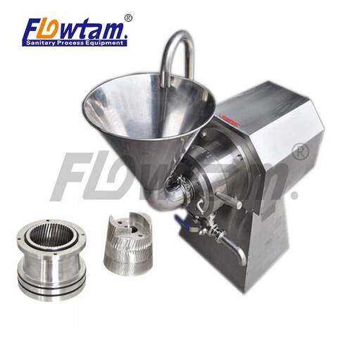 温州弗鲁特不锈钢食品级卧式胶体磨内外抛光管道研磨机JMW-803KW