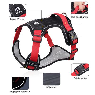 Dog Harness Reflective Midium Large Dogs Tactical Vest Big 1