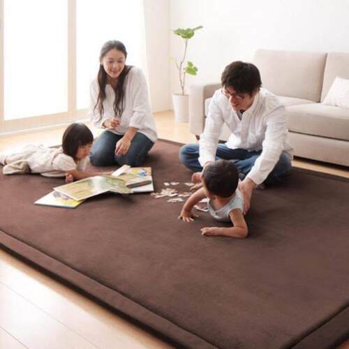 Rug home tatami living room floor carpet mat 纯色榻榻米地垫