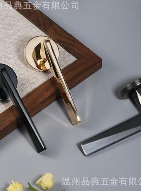 直销简约锌合金卧室门锁磁吸房门锁木门锁XFT-58