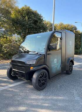 电动箱式货车两座电动货车电动小货车厂区转运车电动送餐车