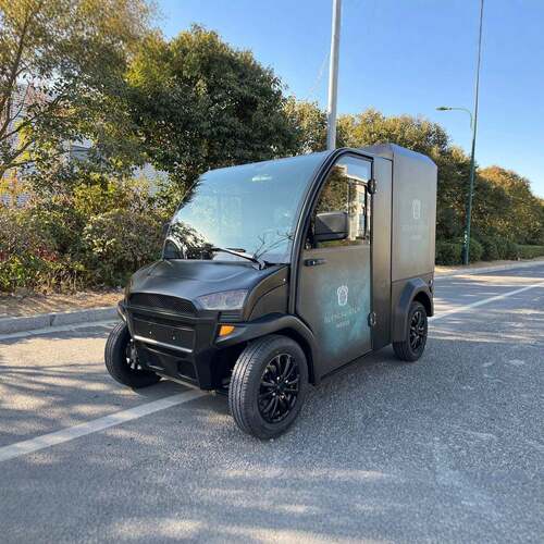 电动箱式货车两座电动货车电动小货车厂区转运车电动送餐车