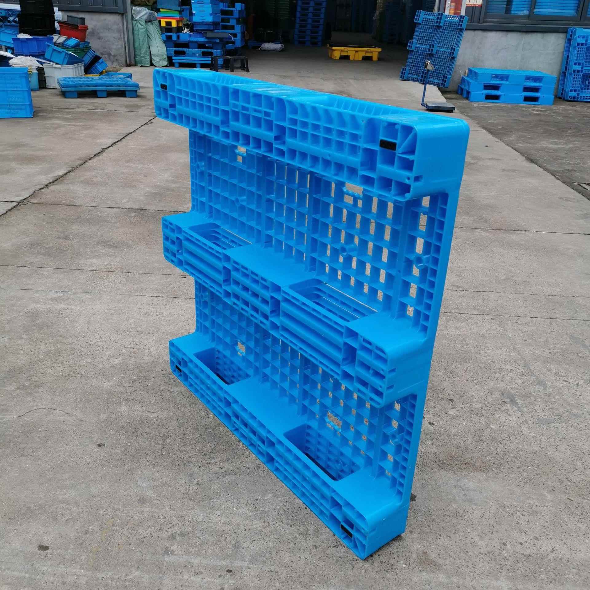 网格VTO川字塑源料托盘110*1100*155新能架托盘0锂货电专用塑胶托